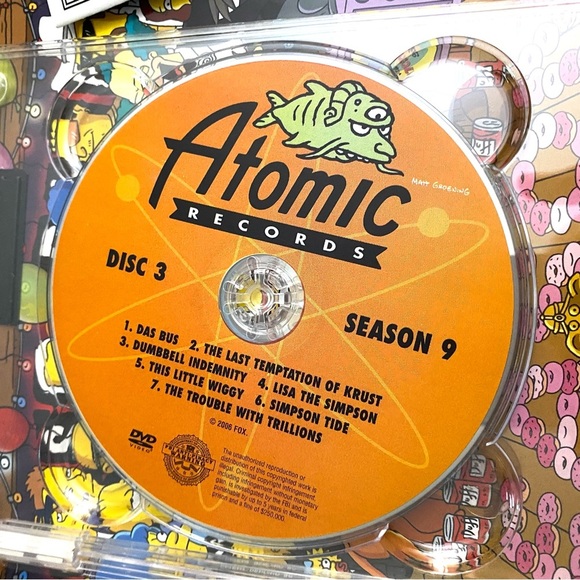 The Simpsons - Complete Season 9 [DVD] With Booklets 200th Episode All Access - Picture 7 of 10